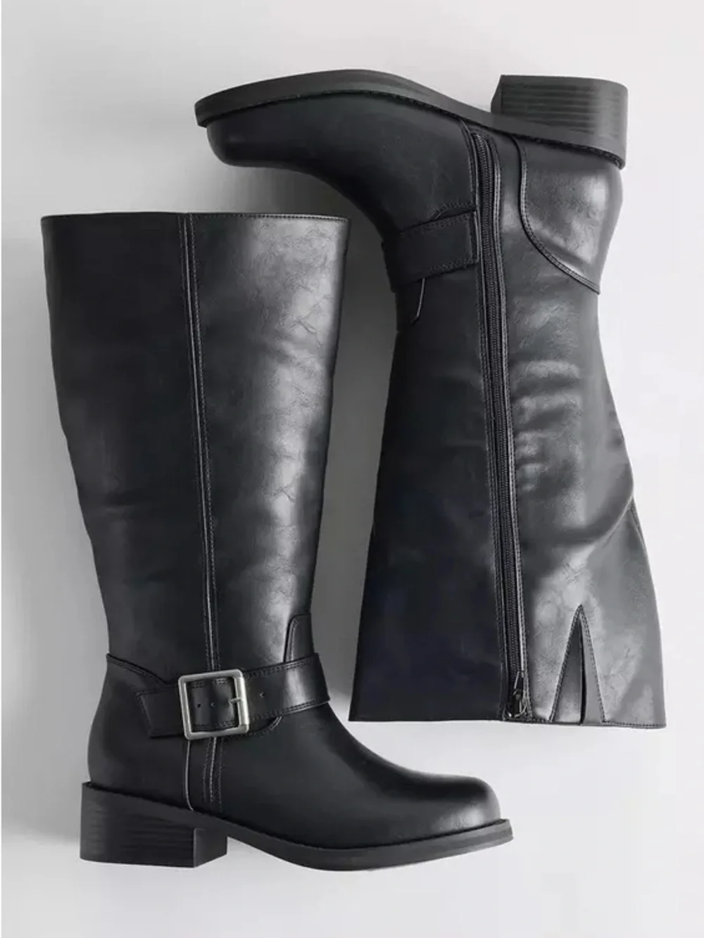 torrid Black Over-The-Knee Buckle Riding Boots